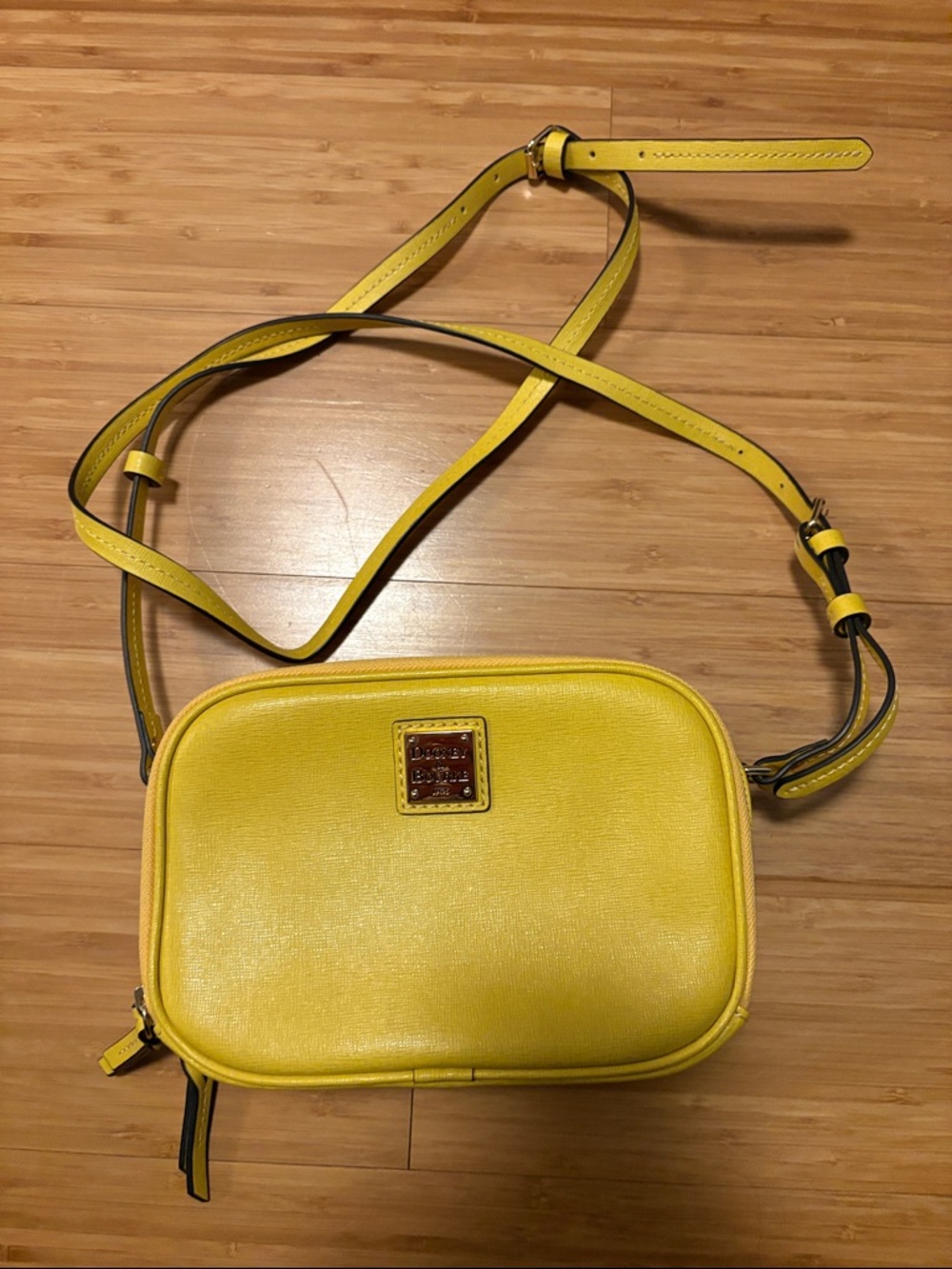 Dooney & Bourke Lemon Yellow Crossbody Bag